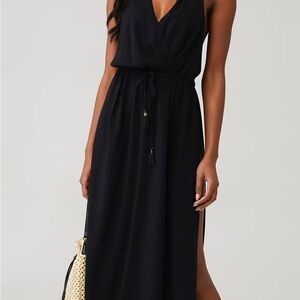 L*Space Black Swim Coverup Dress